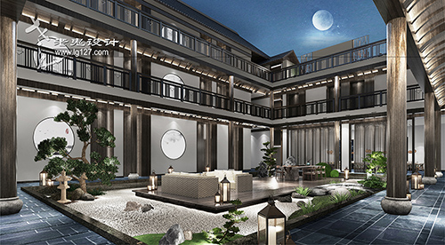 仲景養(yǎng)生小鎮(zhèn)禪意民宿酒店設計